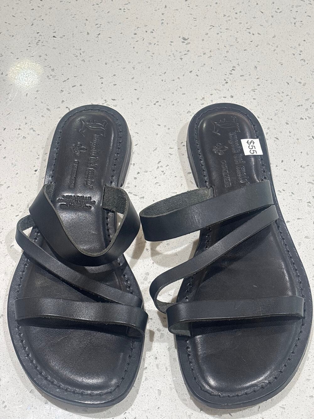 Women’s L’Angolo Del Cuoio, Leather Sandals Sz 9.5